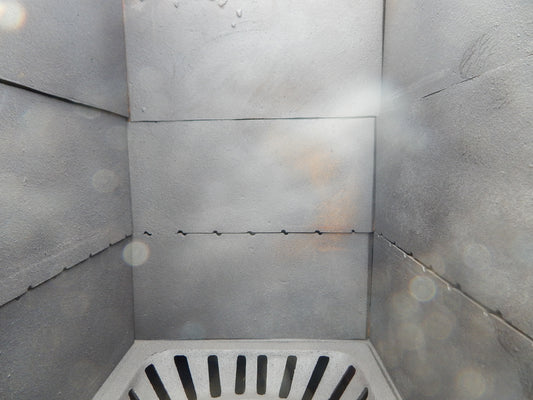 Cast iron fire brick set for Kitchen Queen wood stove