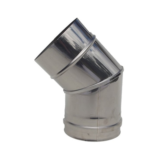 45 DEGREES ANGLE ELBOW FLUE 4" 5" 6" 7" 8" 10"