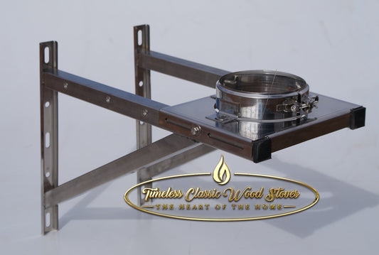 FLUE WALL SUPPORT WITH ADJUSTABLE EXTENSION