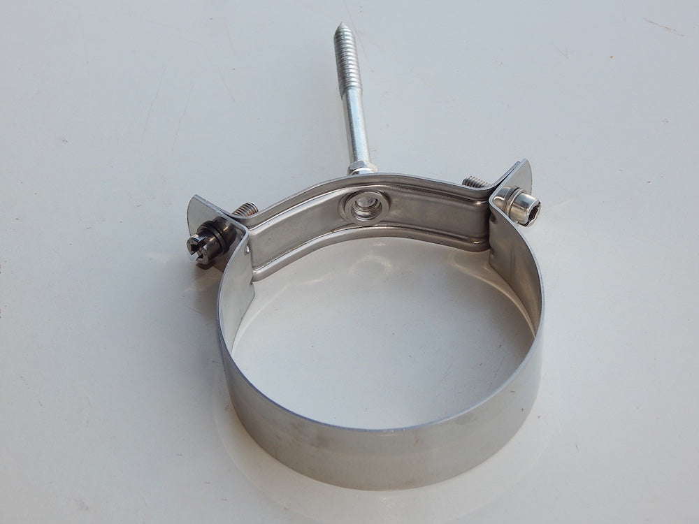 4" (100mm) Stainless steel flue bracket/ anchor  Wood stove/ oven/ heater