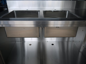 STAINLESS STEEL COMMERCIAL/ DOMESTIC KITCHEN SINK CABINET