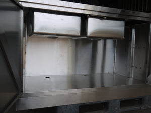 STAINLESS STEEL COMMERCIAL/ DOMESTIC KITCHEN SINK CABINET