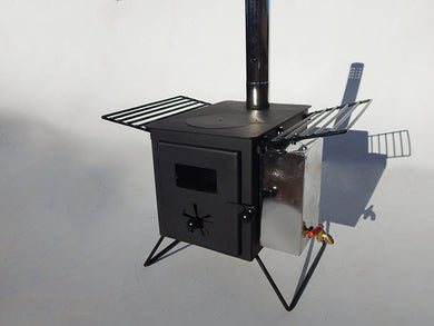 CAMPING STOVE WITH WATER BOILER