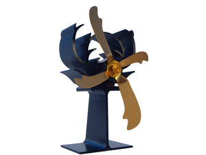 ANTLER HEAT POWERED FAN