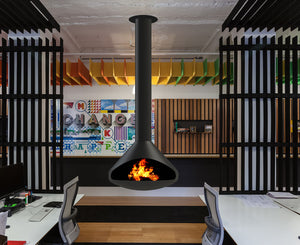 PRISM SUSPENDED FIREPLACE